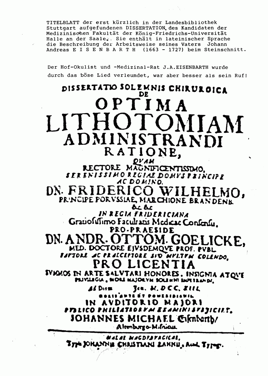 Kopie der Dissertation von 1713