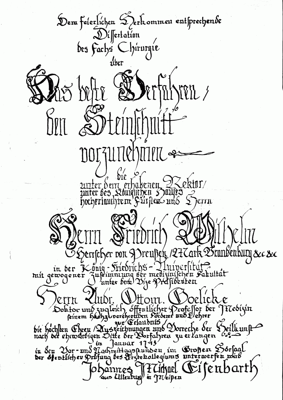 Kopie der Dissertation von 1713